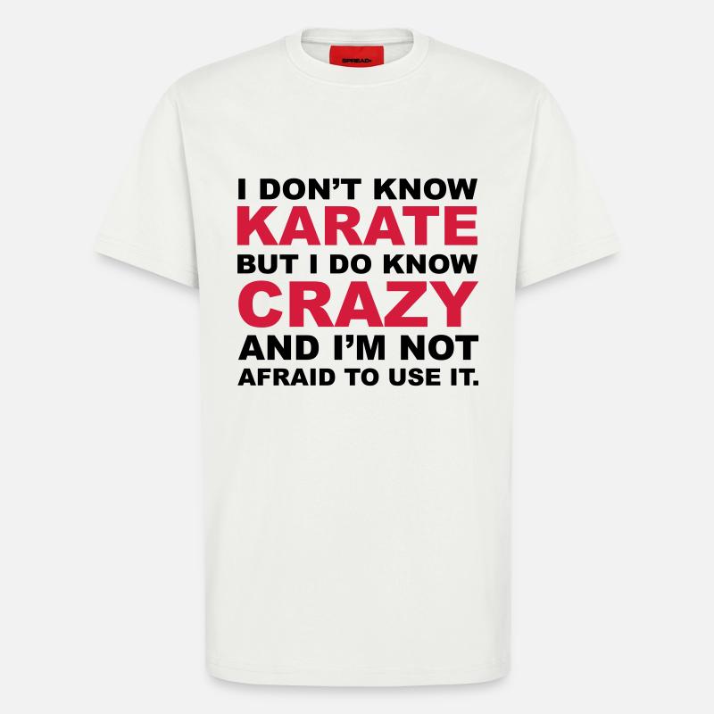 Crazy - T-Shirt - made by SPREAD - OFF WHITE