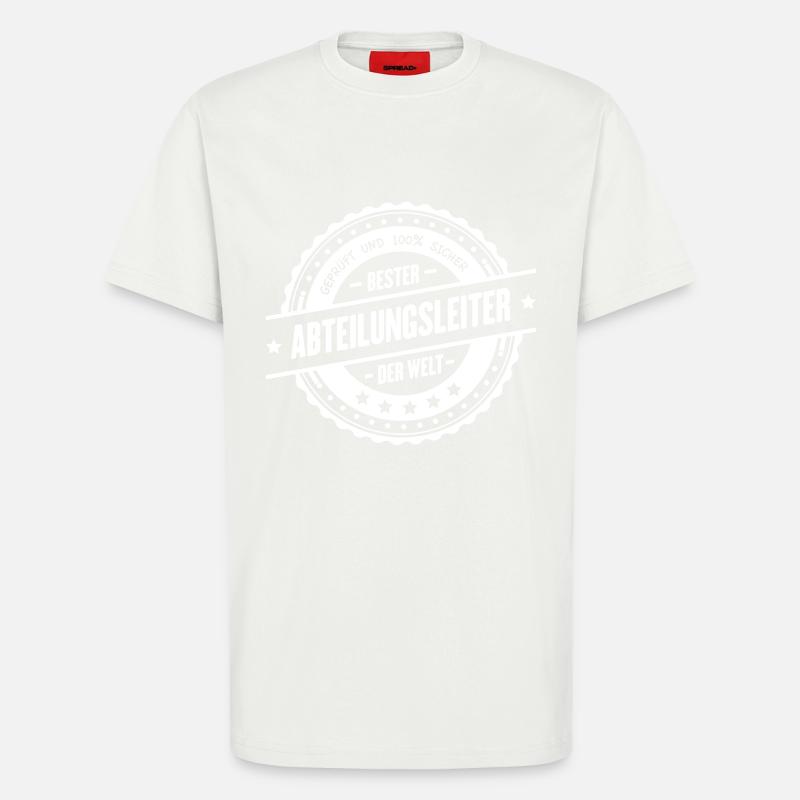 Bester Abteilungsleiter - T-Shirt - made by SPREAD - OFF WHITE