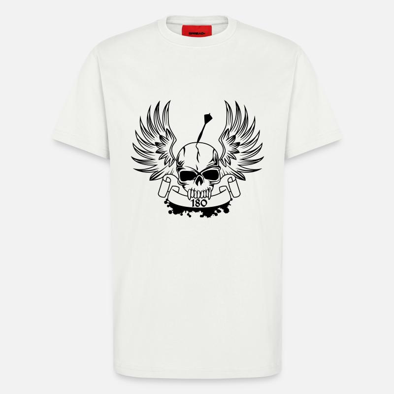 Dart 180 - T-Shirt - made by SPREAD - OFF WHITE