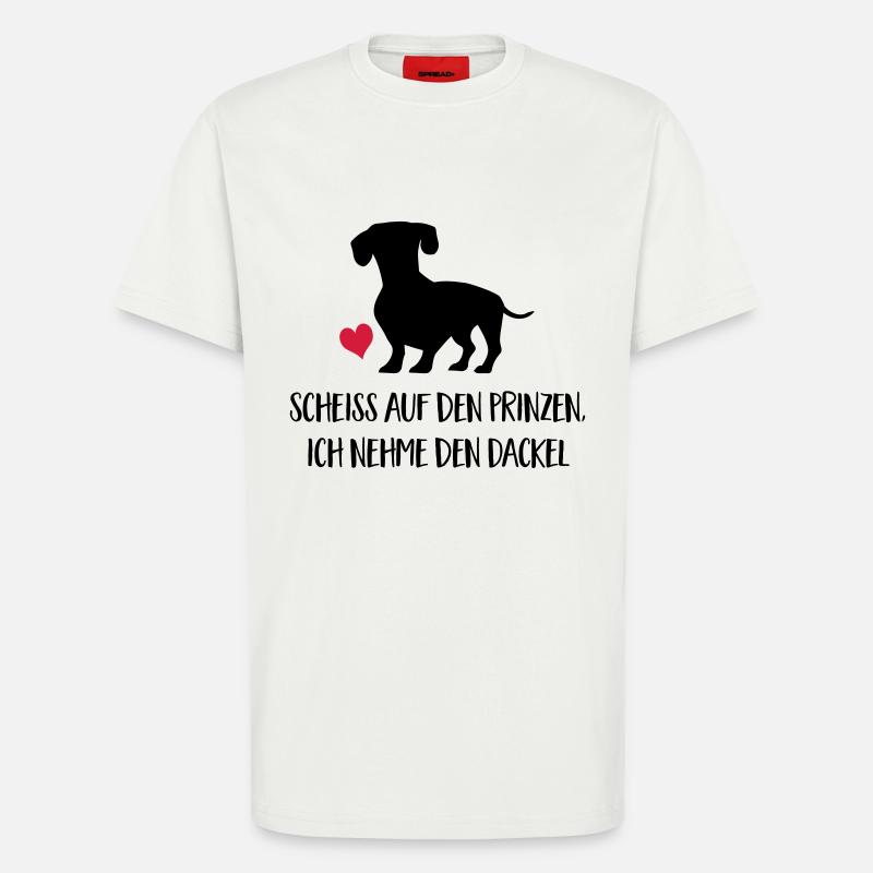 dackel - T-Shirt - made by SPREAD - OFF WHITE