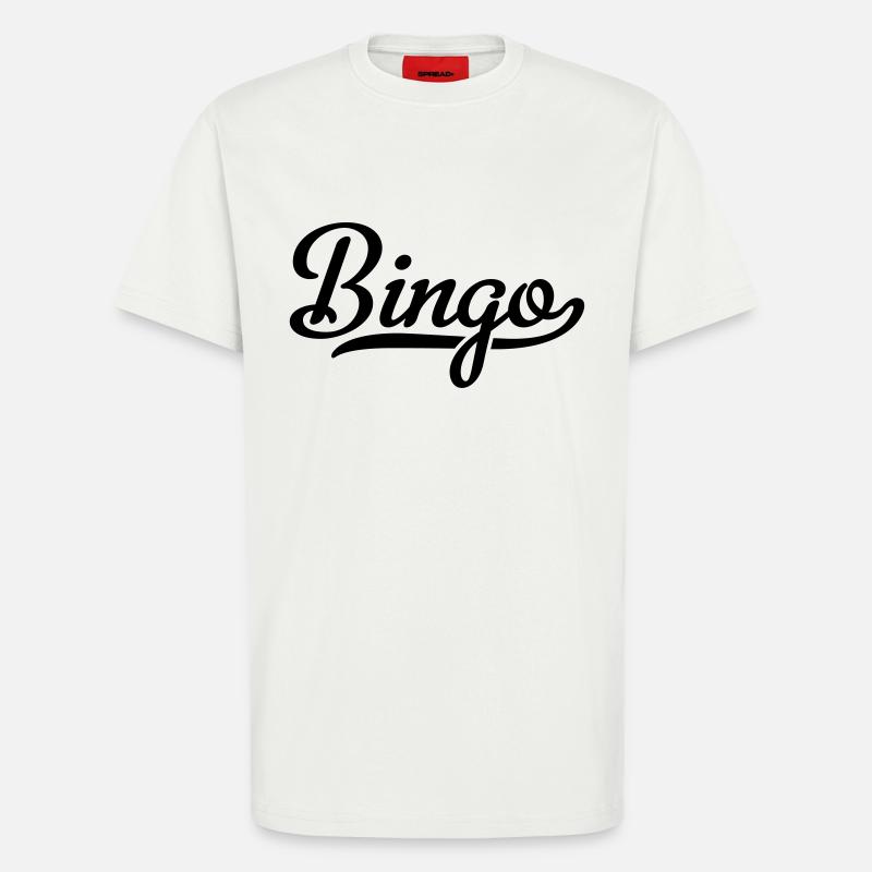Bingo - Organic Relaxed t-paita Made in EU - OFF WHITE