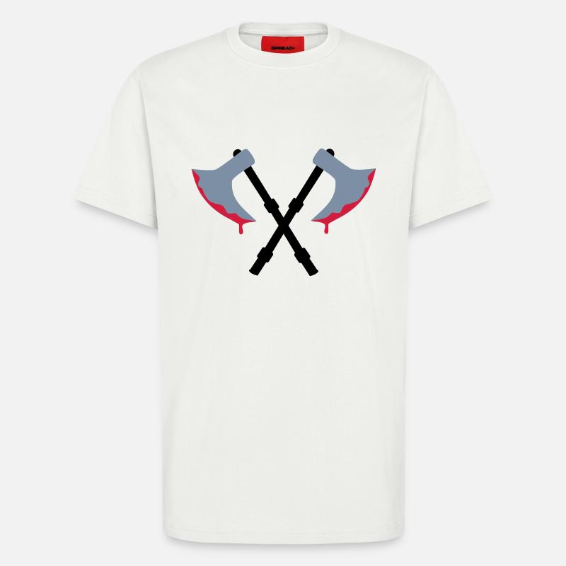 Axt - Blut - T-Shirt - made by SPREAD - OFF WHITE