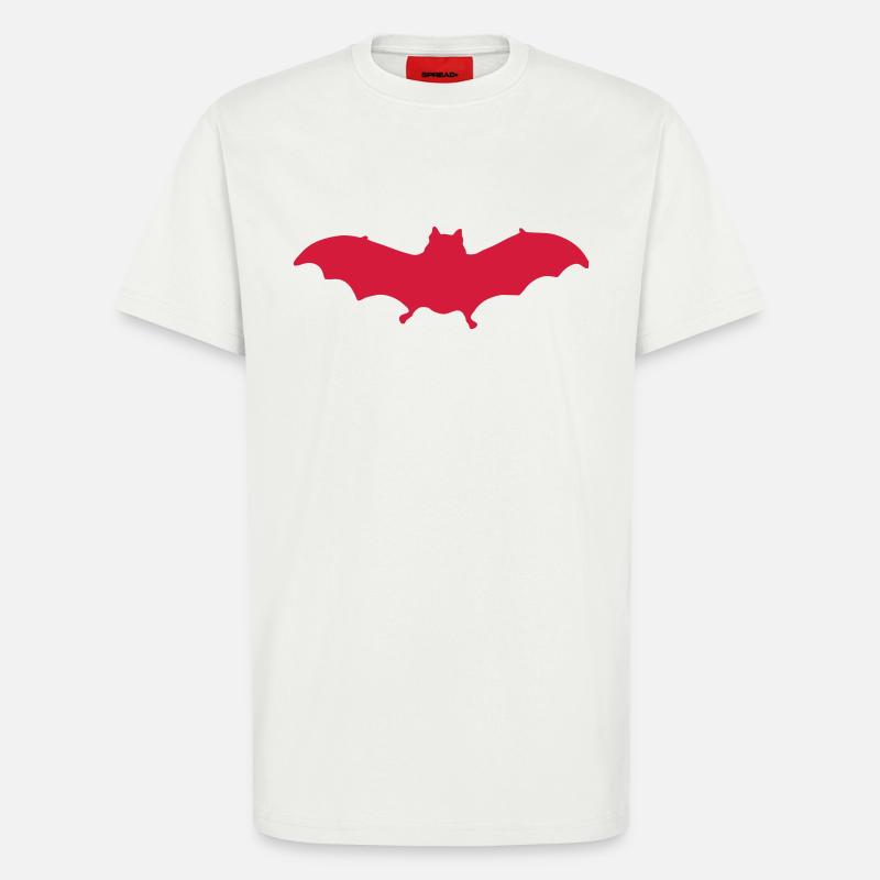bat - T-Shirt - made by SPREAD - OFF WHITE