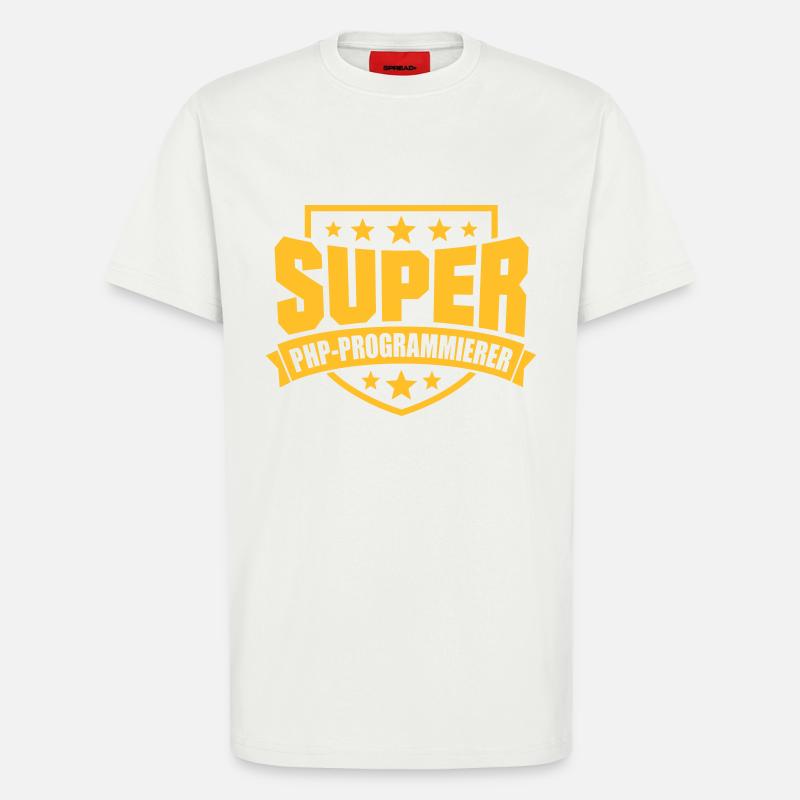 Super PHP-Programmierer - T-Shirt - made by SPREAD - OFF WHITE