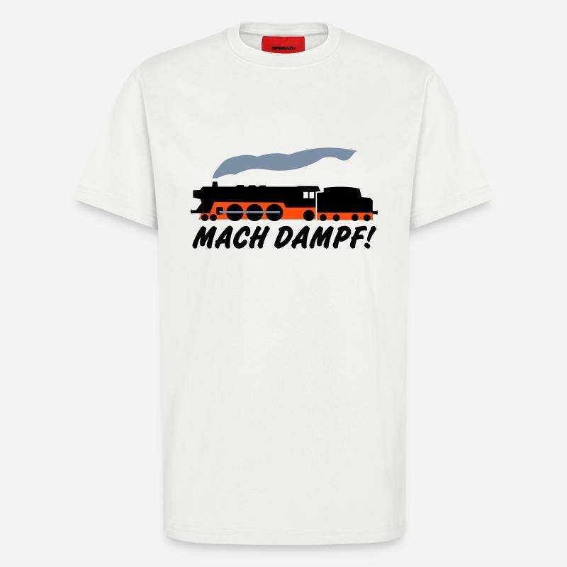 Mach Dampf - T-Shirt - made by SPREAD - OFF WHITE