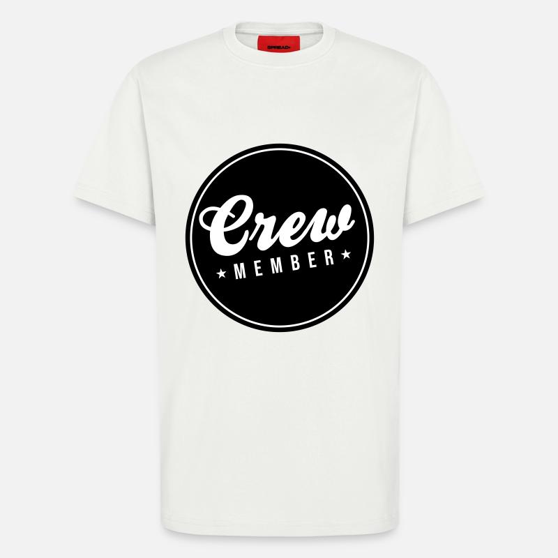 Crew Mitglied - T-Shirt - made by SPREAD - OFF WHITE