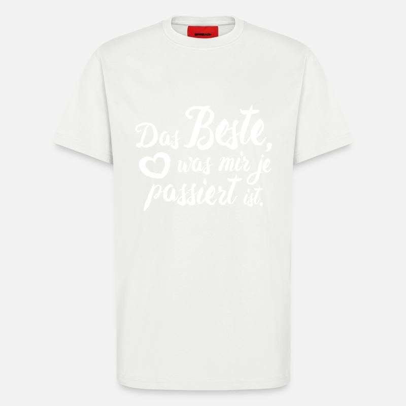 Du bist das Beste! - T-Shirt - made by SPREAD - OFF WHITE