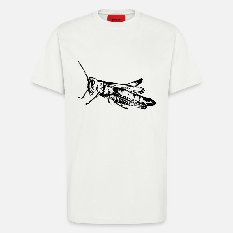 Grasshopper / Grashüpfer - T-Shirt - made by SPREAD - OFF WHITE