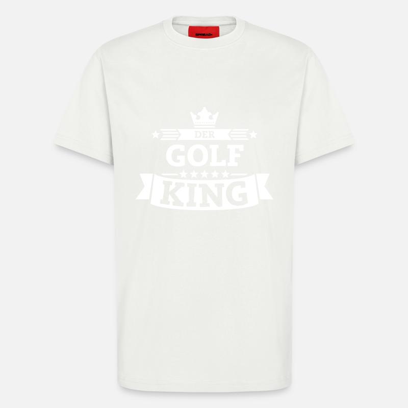 Der Golf-King - T-Shirt - made by SPREAD - OFF WHITE