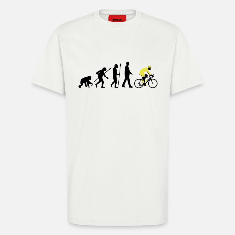 evolution_radfahrer_052012_d_2c - T-Shirt - made by SPREAD - OFF WHITE