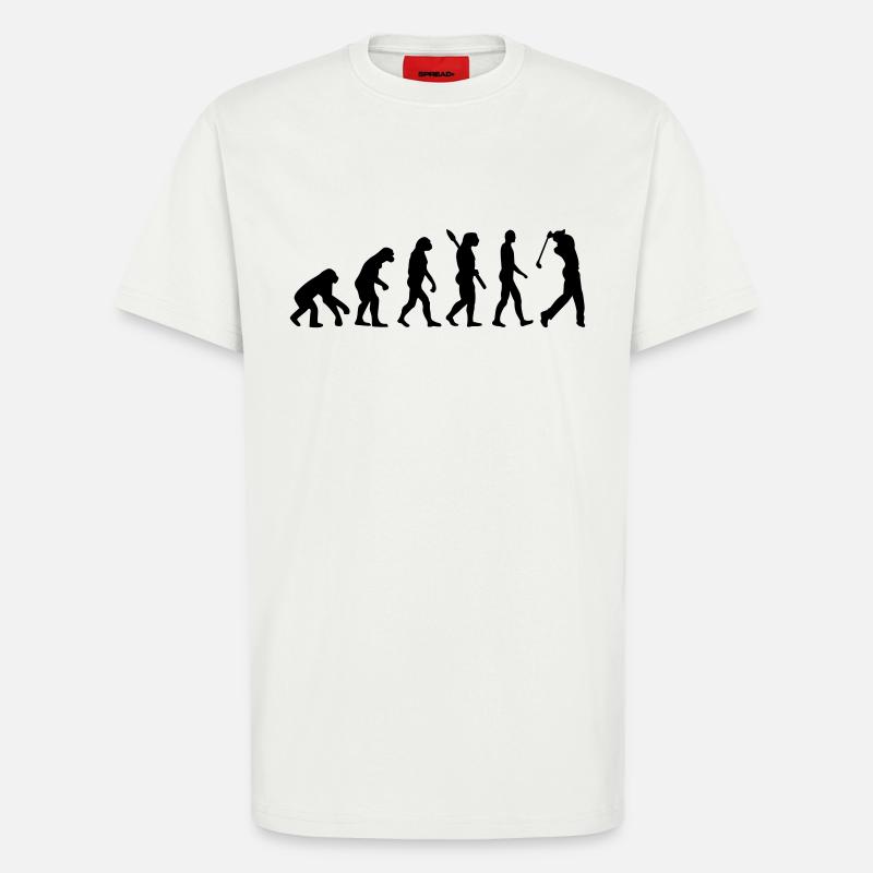 Evolution Golf - T-Shirt - made by SPREAD - OFF WHITE