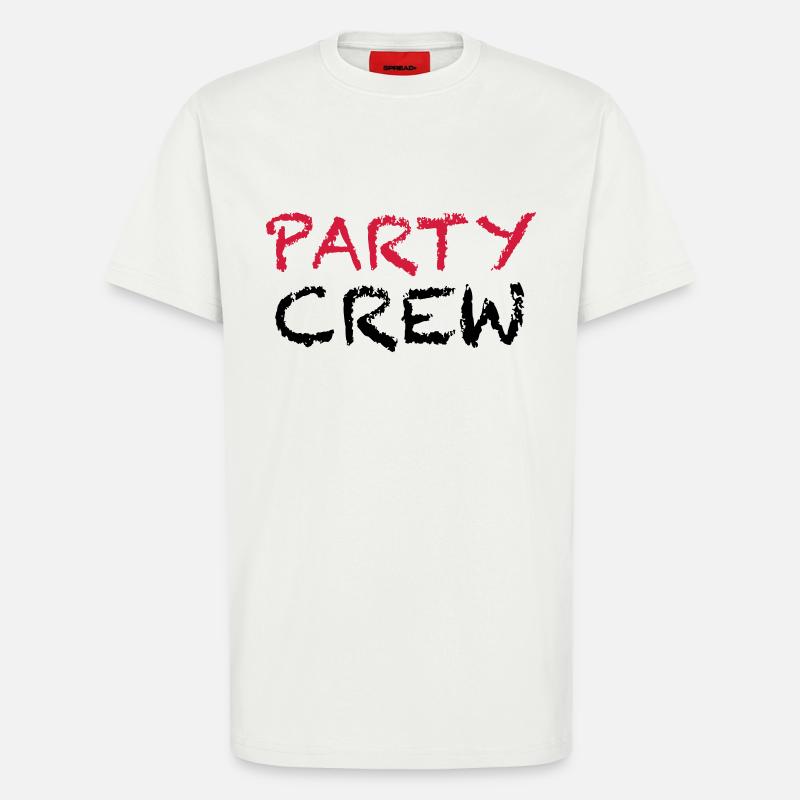 Party Crew - T-Shirt - made by SPREAD - OFF WHITE