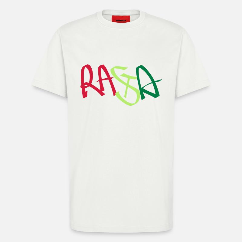 Rasta - T-Shirt - made by SPREAD - OFF WHITE