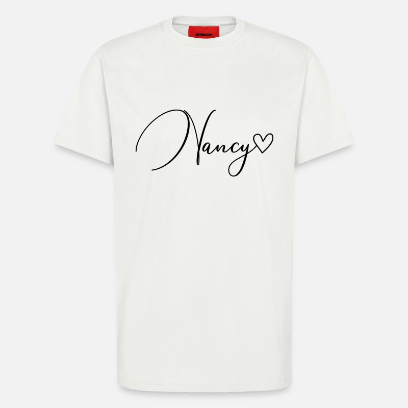 Nancy Name Vorname Mädchen - T-Shirt - made by SPREAD - OFF WHITE