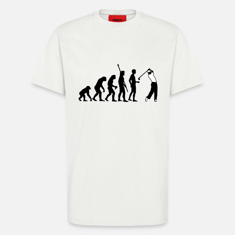 evolution_golf_b_2c - T-Shirt - made by SPREAD - OFF WHITE