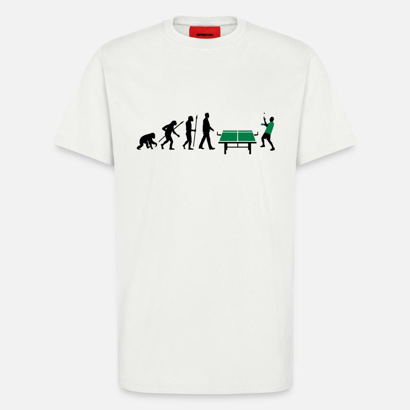 evolution_table_tennis_072012_a_2c - T-shirt bio décontracté fabriqué en UE - OFF WHITE