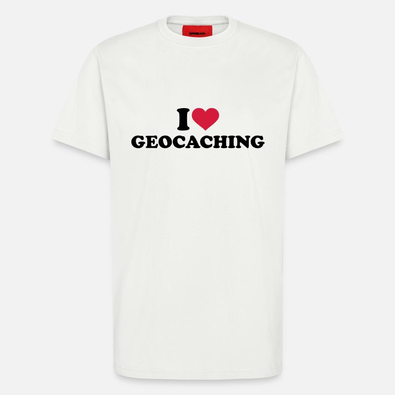 Geocaching - T-Shirt - made by SPREAD - OFF WHITE