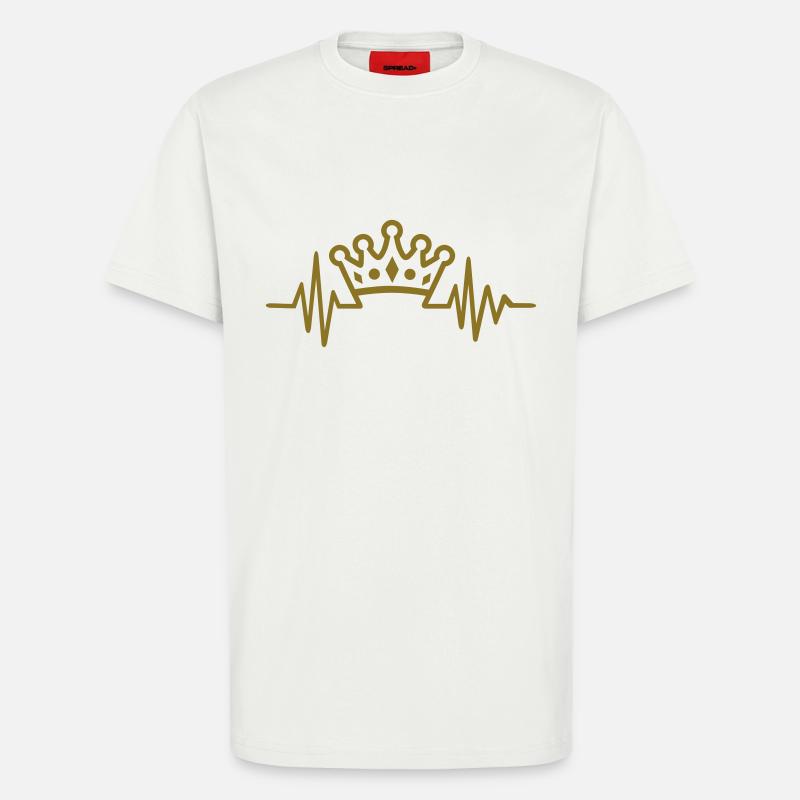 Krone - T-Shirt - made by SPREAD - OFF WHITE