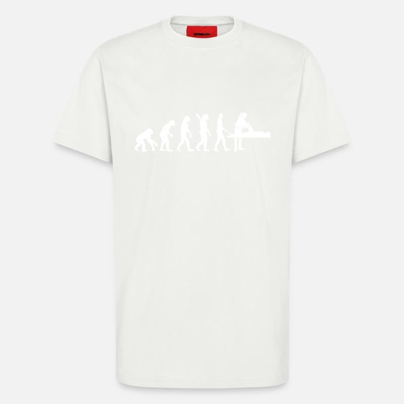 Evolution physiotherapist - T-Shirt - made by SPREAD - OFF WHITE