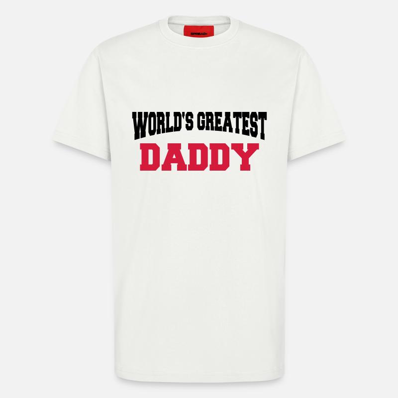 World's greatest Daddy - T-Shirt - made by SPREAD - OFF WHITE