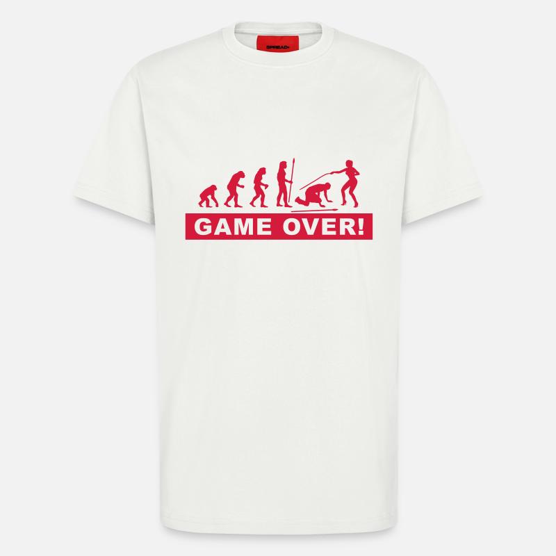 evolution_wedding4 - T-Shirt - made by SPREAD - OFF WHITE