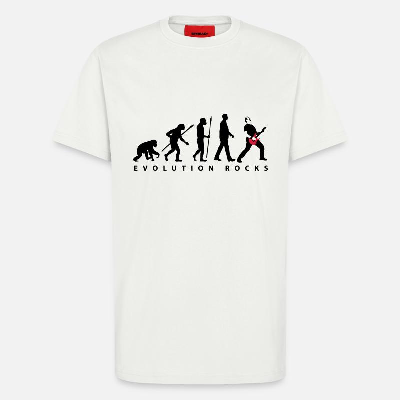evolution_rocks_032012_b_2c - T-Shirt - made by SPREAD - OFF WHITE