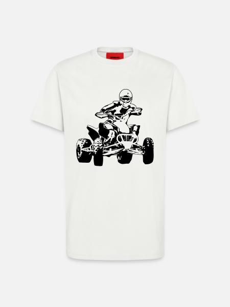 Quad - T-Shirt - made by SPREAD - OFF WHITE