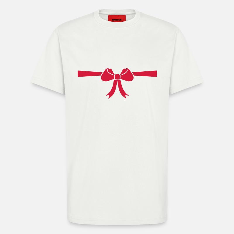 Schleife - T-Shirt - made by SPREAD - OFF WHITE