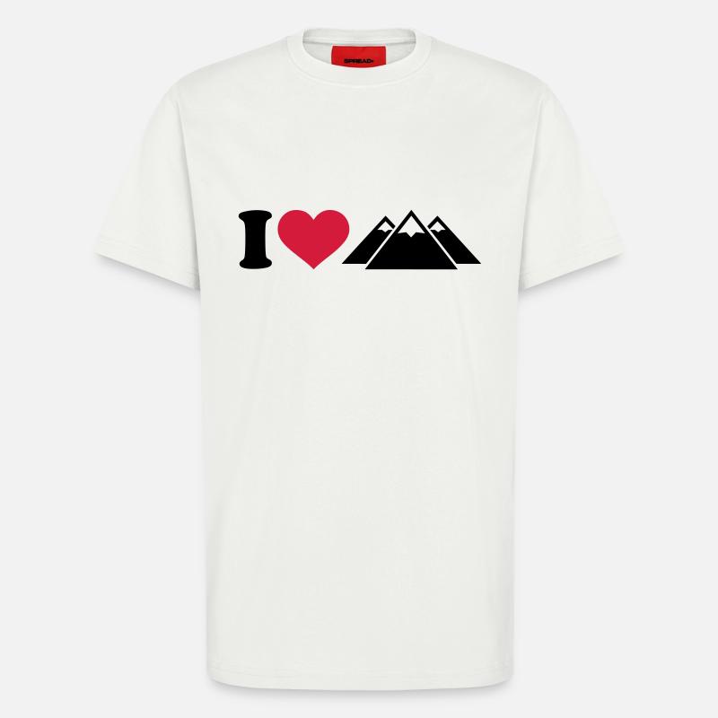 Berge - T-Shirt - made by SPREAD - OFF WHITE