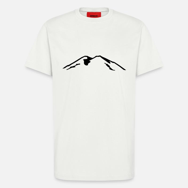 Elbrus - T-Shirt - made by SPREAD - OFF WHITE