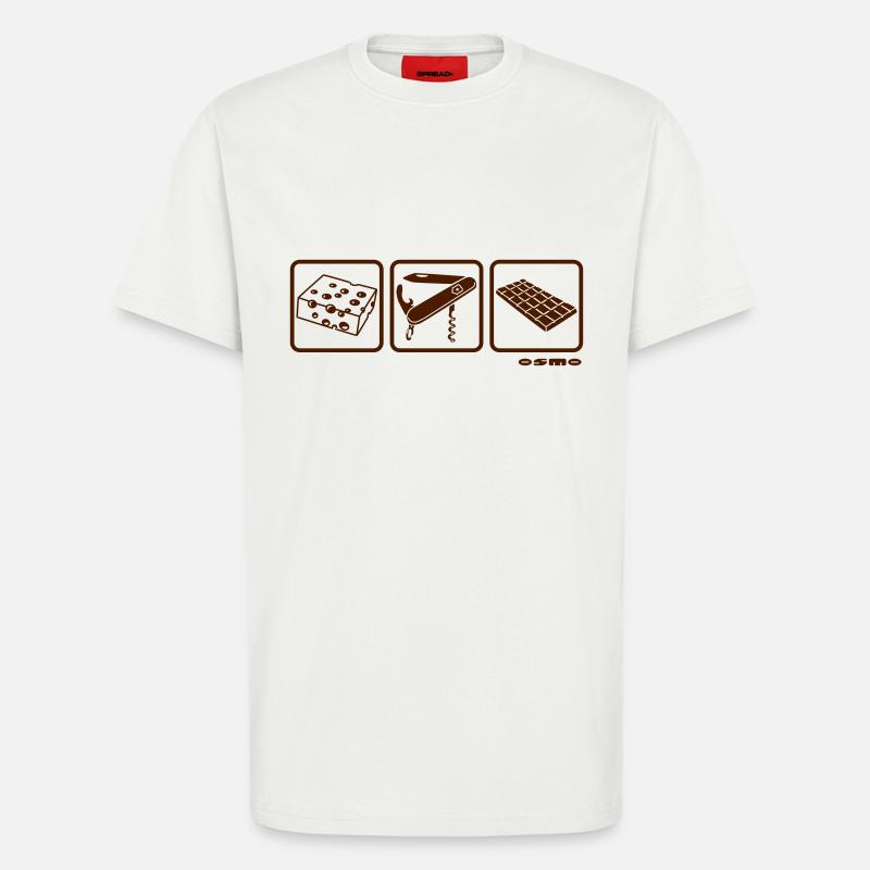 schweizerkaese - T-Shirt - made by SPREAD - OFF WHITE