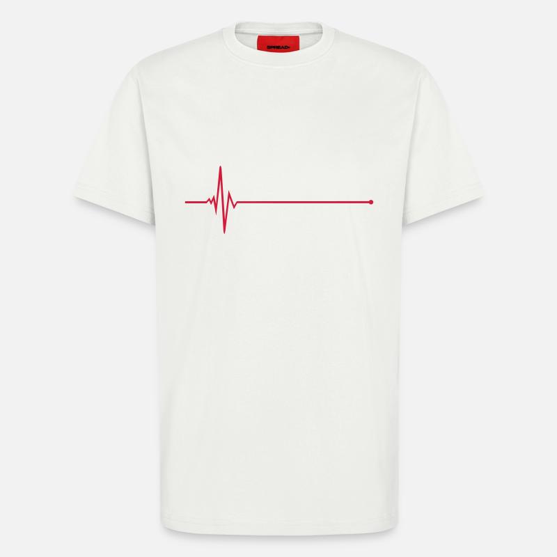 Pulse - Frequency - T-Shirt - made by SPREAD - OFF WHITE