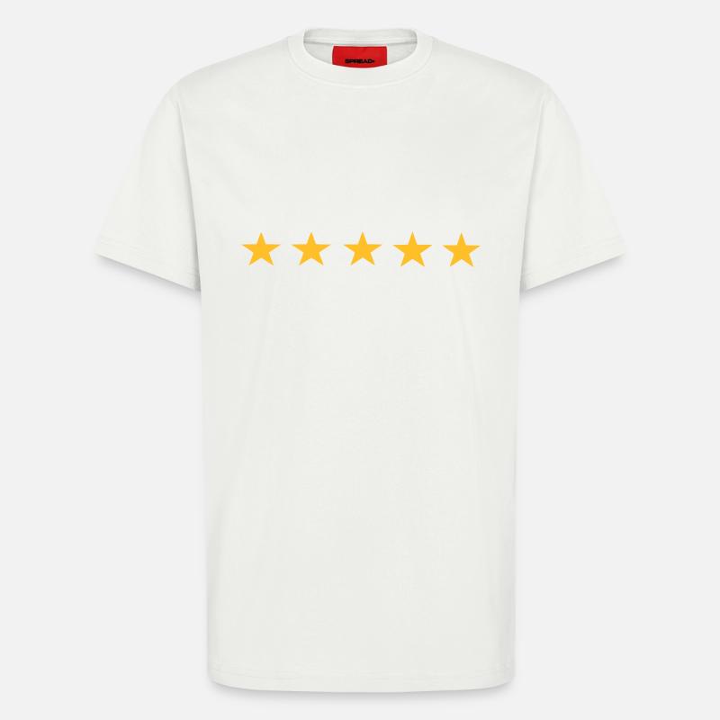 Sterne - T-Shirt - made by SPREAD - OFF WHITE