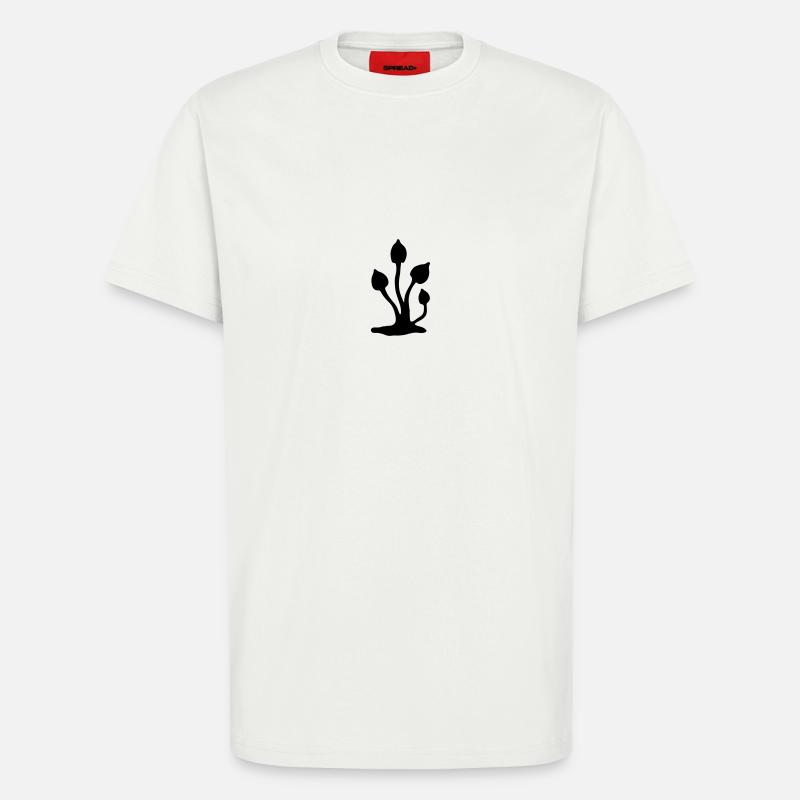 magic mushroom - T-Shirt - made by SPREAD - OFF WHITE