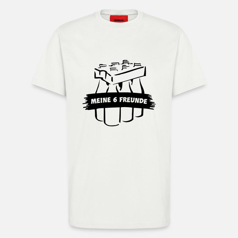Freunde - T-Shirt - made by SPREAD - OFF WHITE