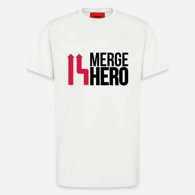Merge Code Held - T-Shirt - made by SPREAD - OFF WHITE