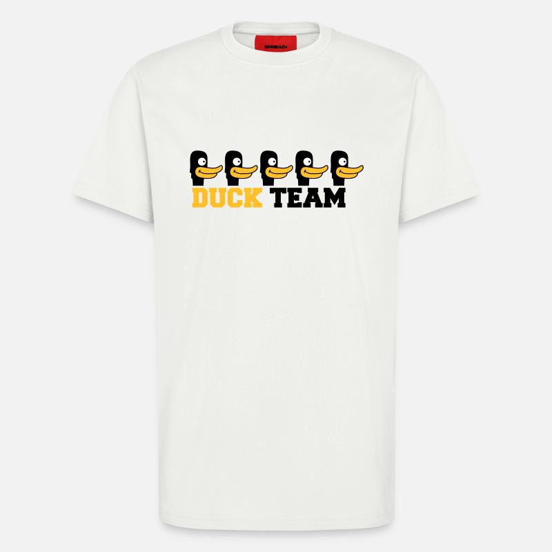 Duck Team - T-Shirt - made by SPREAD - OFF WHITE