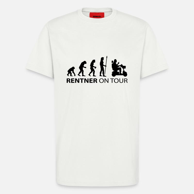 Rentner - T-Shirt - made by SPREAD - OFF WHITE