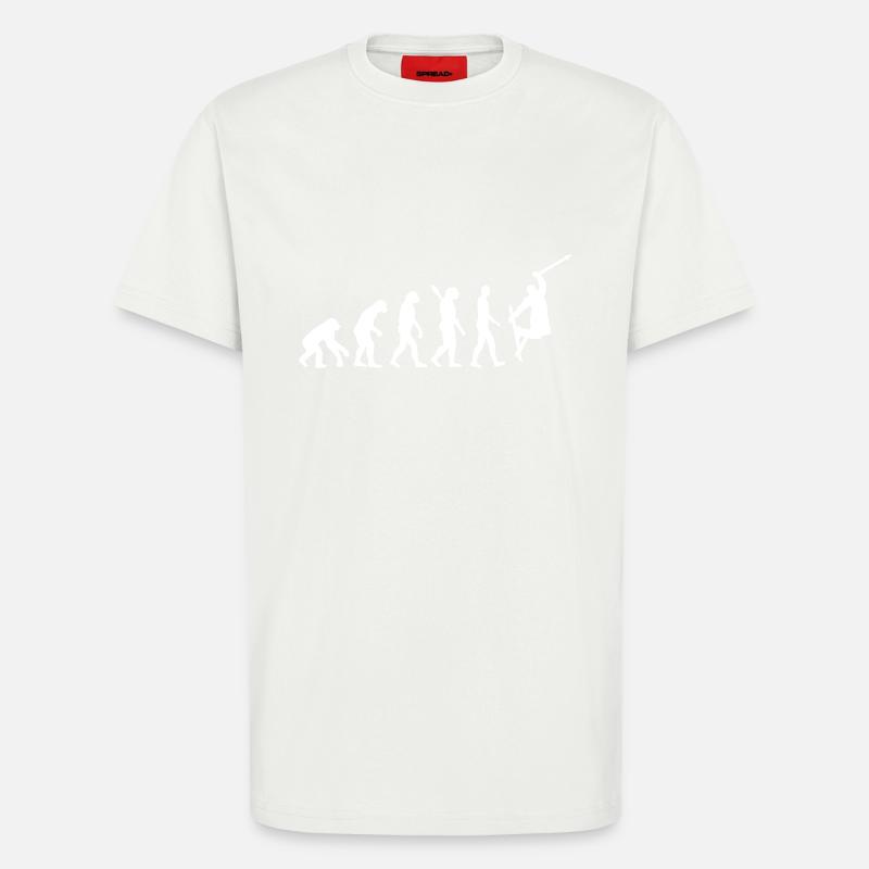 Evolution Ski - T-Shirt - made by SPREAD - OFF WHITE