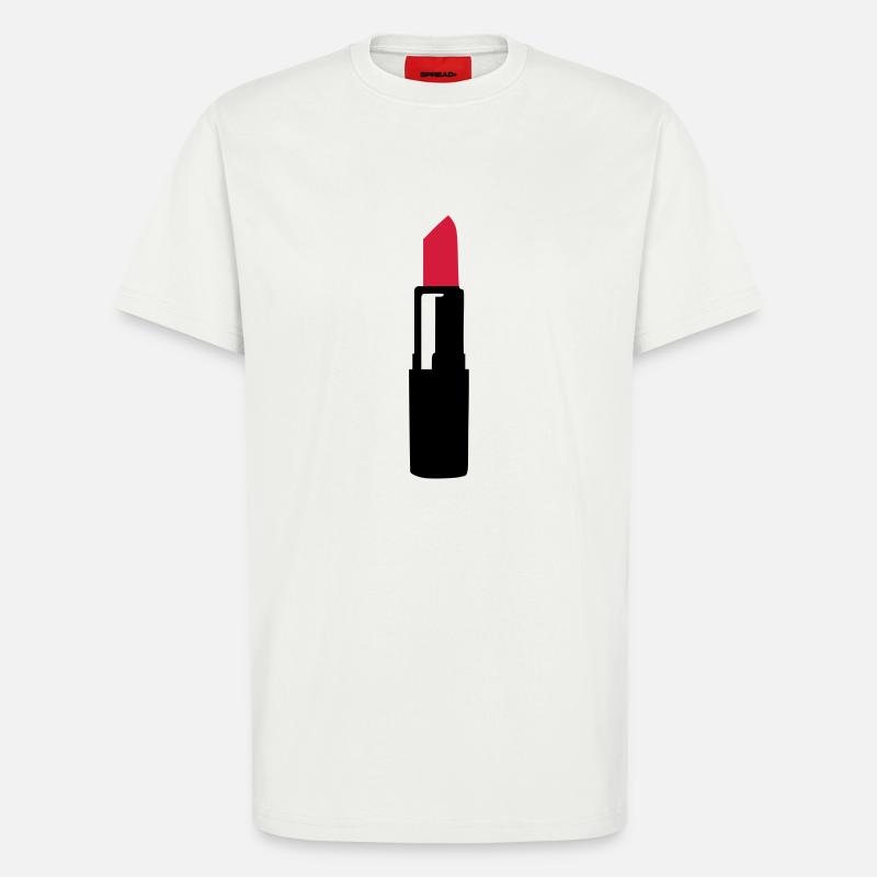 Lippenstift - T-Shirt - made by SPREAD - OFF WHITE