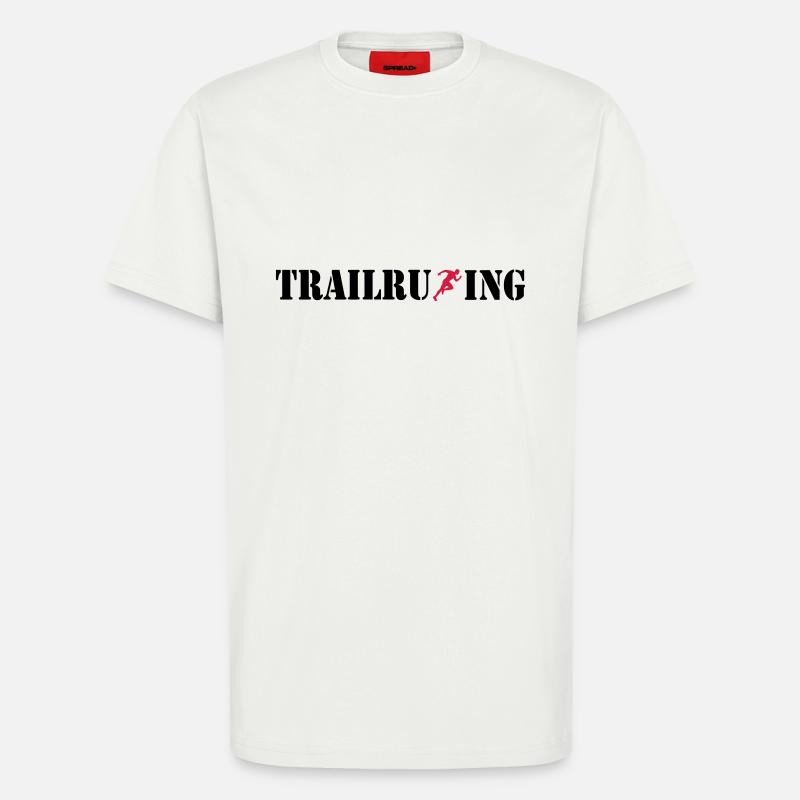 TRAIL RUNNING - T-Shirt - made by SPREAD - OFF WHITE