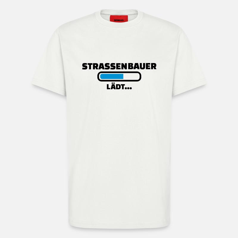 Straßenbauer - T-Shirt - made by SPREAD - OFF WHITE