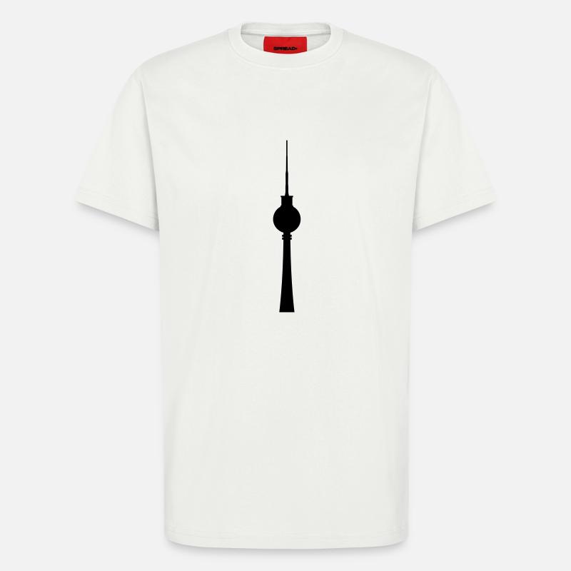 Fernsehturm - T-Shirt - made by SPREAD - OFF WHITE