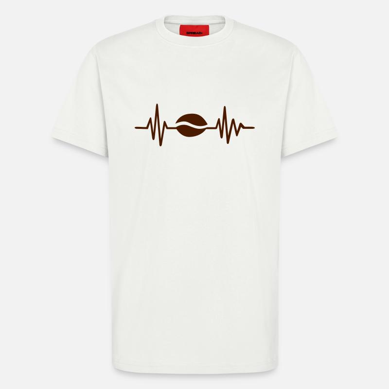 Kaffee - T-Shirt - made by SPREAD - OFF WHITE