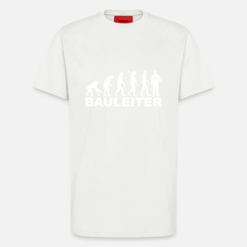 Bauleiter - T-Shirt - made by SPREAD - OFF WHITE