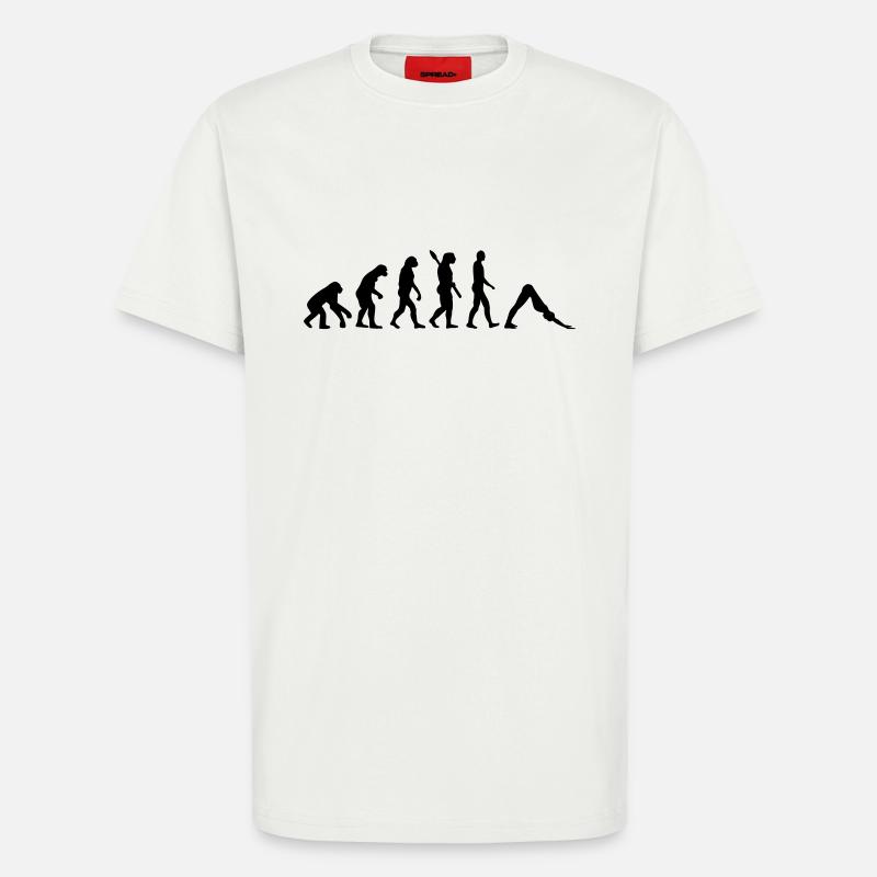 Evolution Pilates - T-shirt bio décontracté fabriqué en UE - OFF WHITE