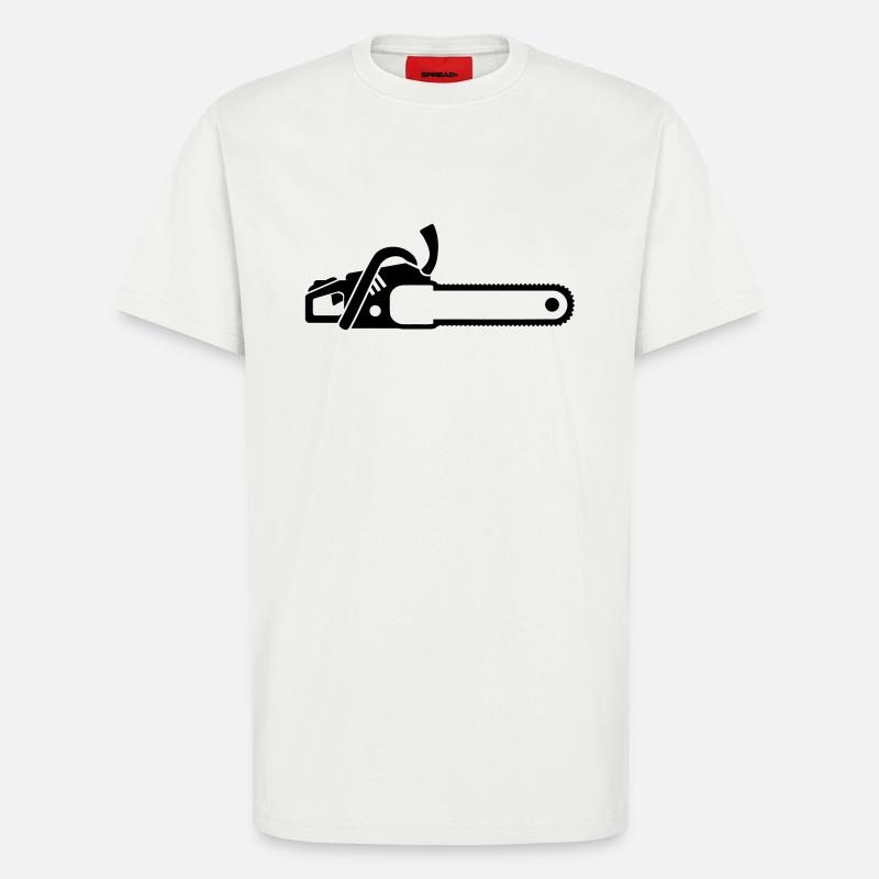 Kettensäge - T-Shirt - made by SPREAD - OFF WHITE