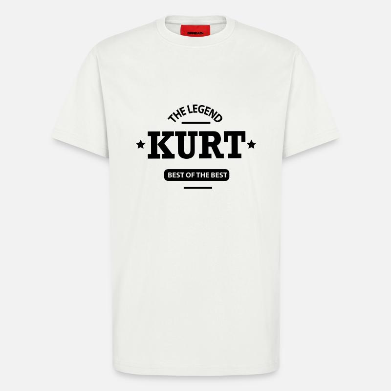 kurt - T-Shirt - made by SPREAD - OFF WHITE