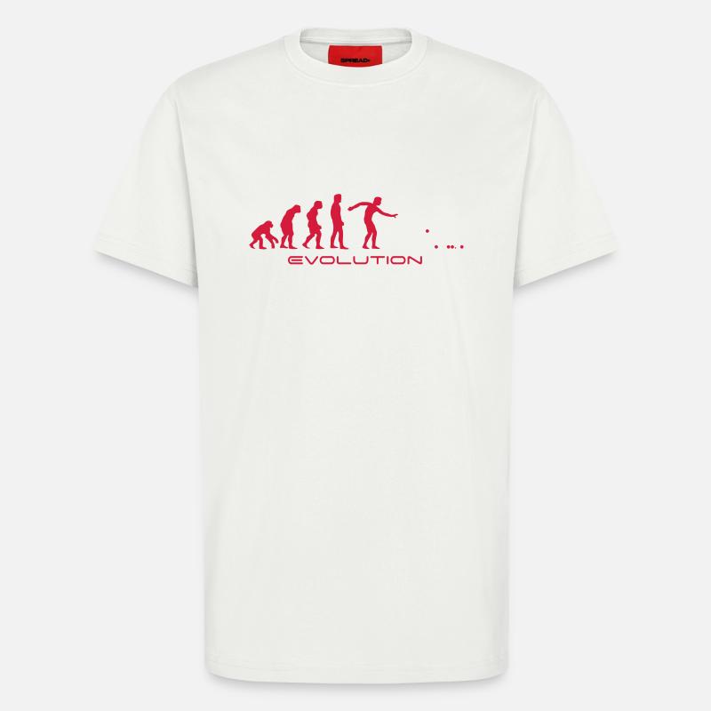 Eigelb Pétanque-T-Shirts - T-Shirt - made by SPREAD - OFF WHITE