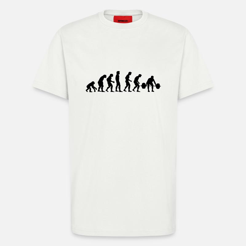 athletics evolution - T-Shirt - made by SPREAD - OFF WHITE